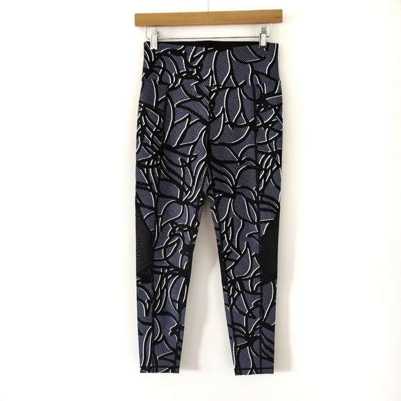 NEW DKNY Sport Entwine Printed Ankle Leggings - Picture 3 of 8